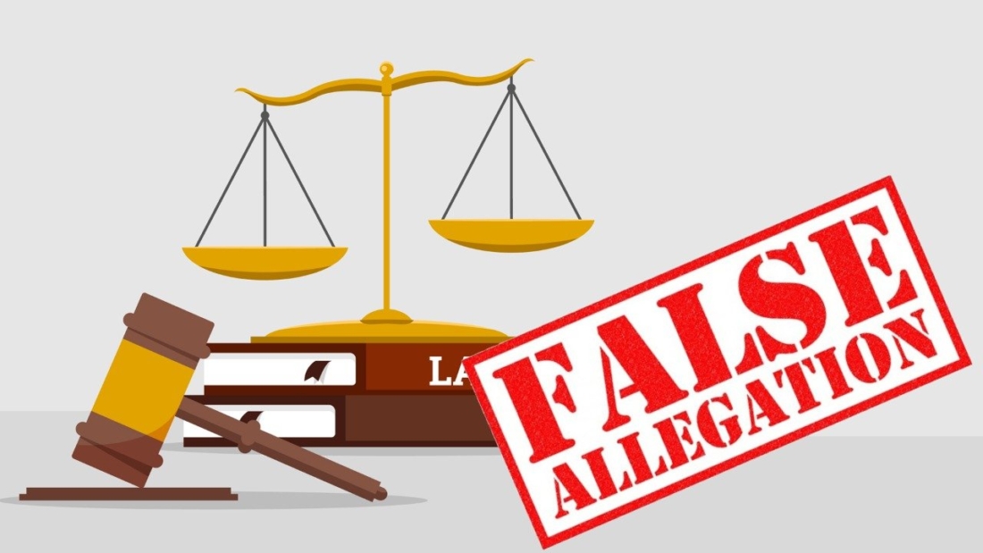 false sexual harassment allegation