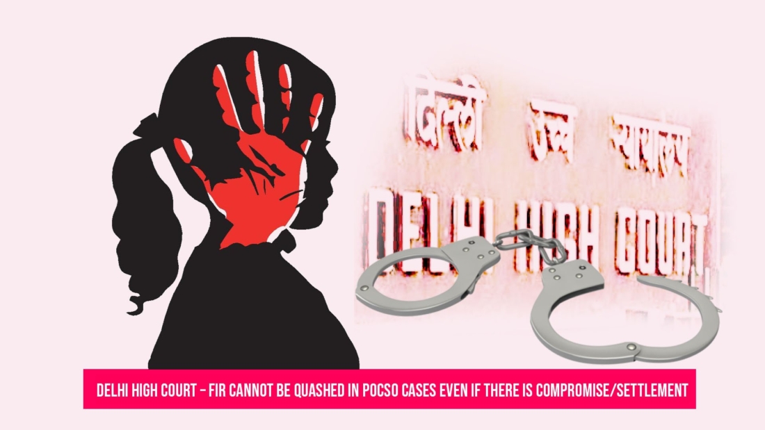 FIR cannot be quashed in POCSO