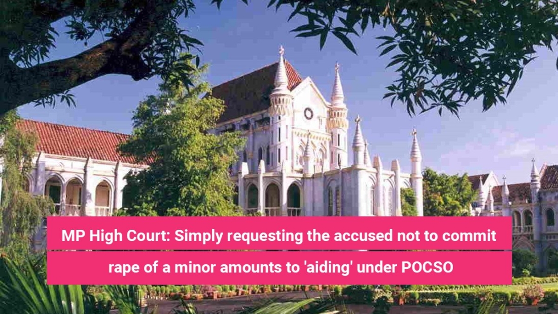 not to commit rape of a minor amounts to 'aiding' under POCSO