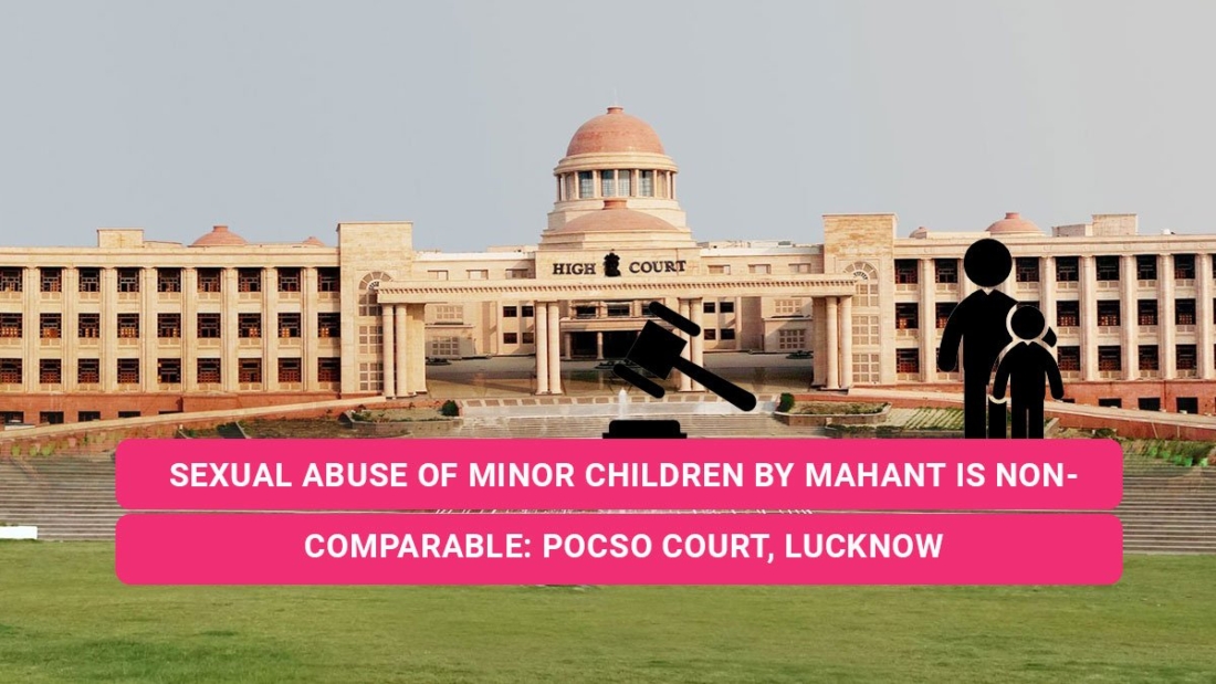 SEXUAL ABUSE OF MINOR CHILDREN BY MAHANT IS NON-COMPARABLE