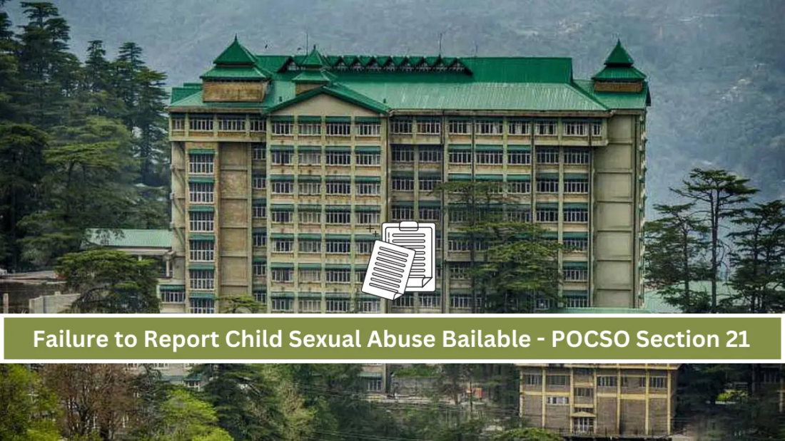 Failure to Report Child Sexual Abuse Bailable