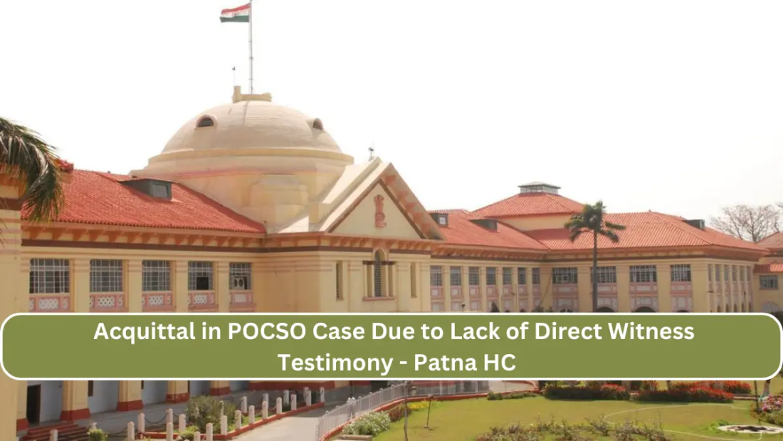 Acquittal In POCSO Case