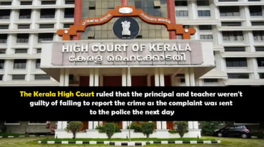 Kerala High Court ruling on principal and teacher crime reporting case