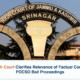 J&K High Court Clarifies Relevance of Factual Consent in POCSO Bail Proceedings - Jammu and Kashmir High Court